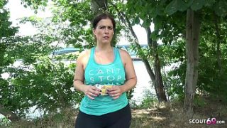 German Scout – Big Ass Bbw Mature Fucked In Street Casting