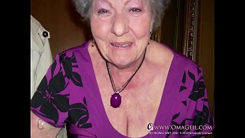 Horny Granny Pleasures Her Wet Old Pussy