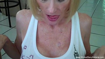 Step Son Convinces Mom To Creampie